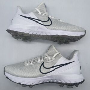 Nike White and Black Flyknit Infinity tour CTO 540-143 men’s React Sneakers